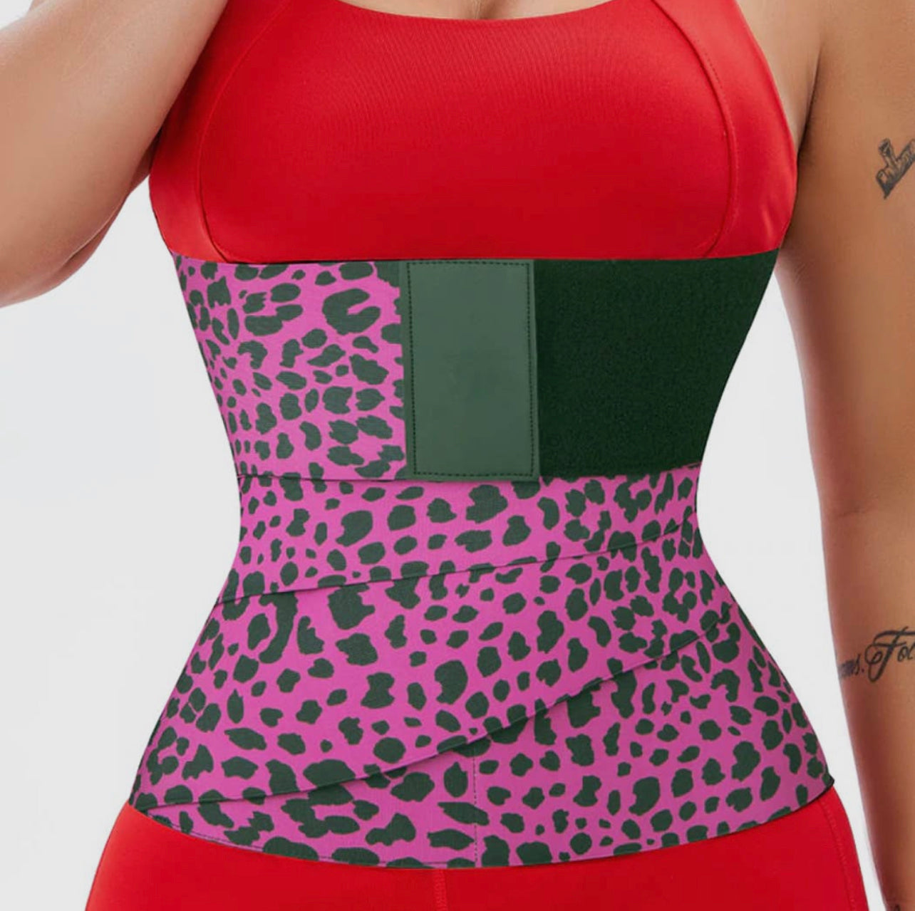 Waist Training-Leopard Compression Tummy Bandage