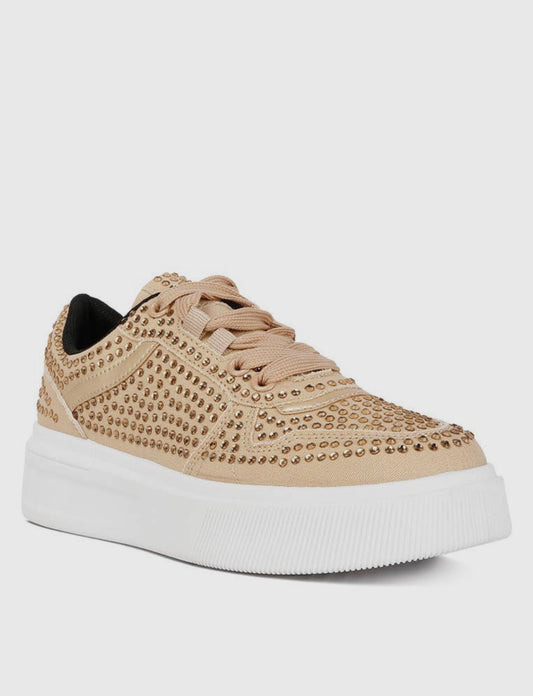 Sneakers-Embellished Chunky Sole