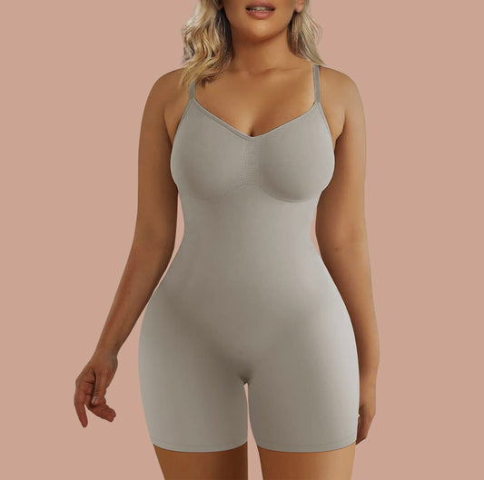 Shapewear-Seamless Full Body Tummy Control Bodysuit (Shorts)