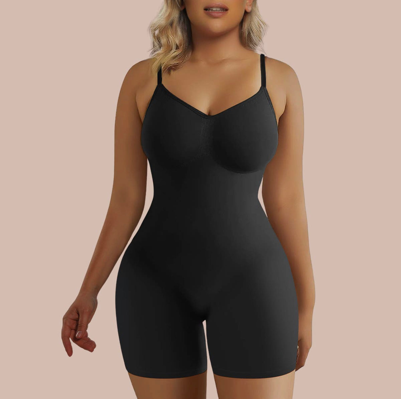 Shapewear-Seamless Full Body Tummy Control Bodysuit (Shorts)