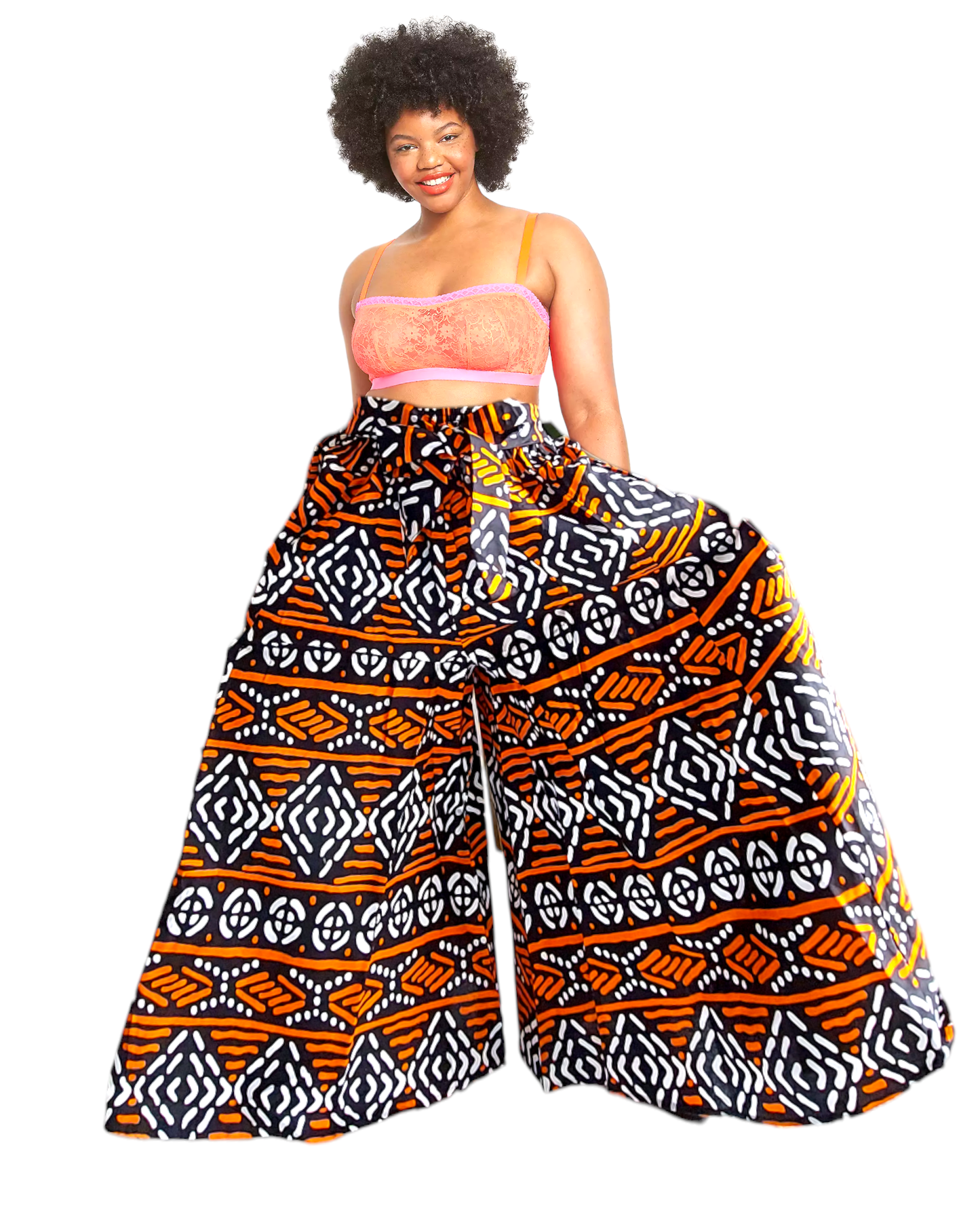 Pants-African Palazzo / Wide Leg Tribal