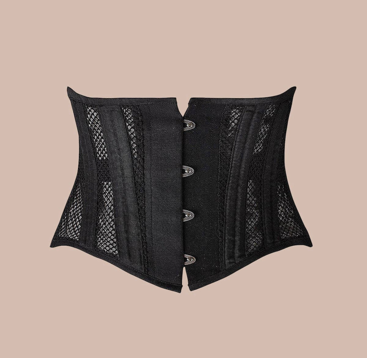 Waist Training-Short Torso Mesh Corset