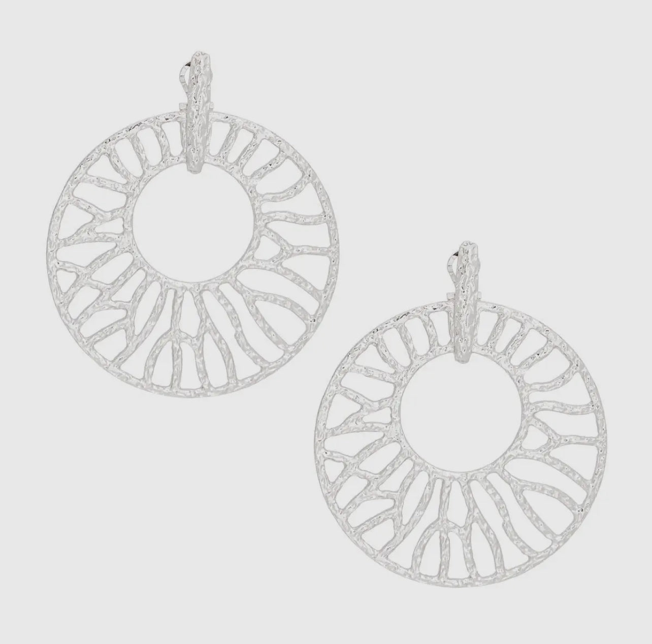 Earrings-Branched Wheel