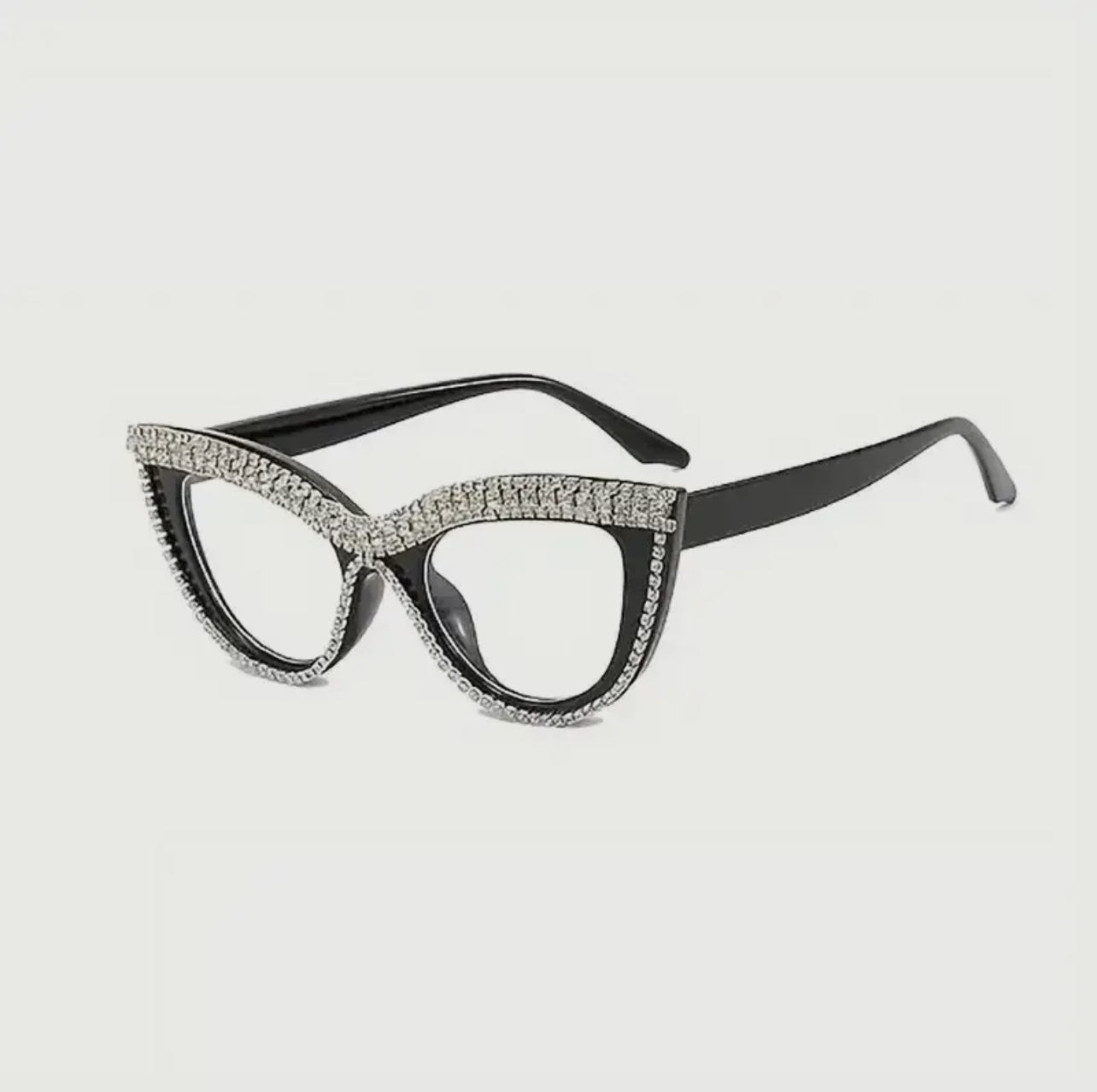 Accessories-Vibrant Rhinestone Cateye Shades